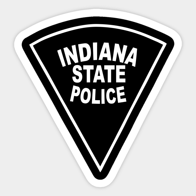 INDIANA STATE POLICE LOGO Police Officer Sticker TeePublic